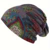 Set of 4 Bohemian-Style Beanie Hats for Women