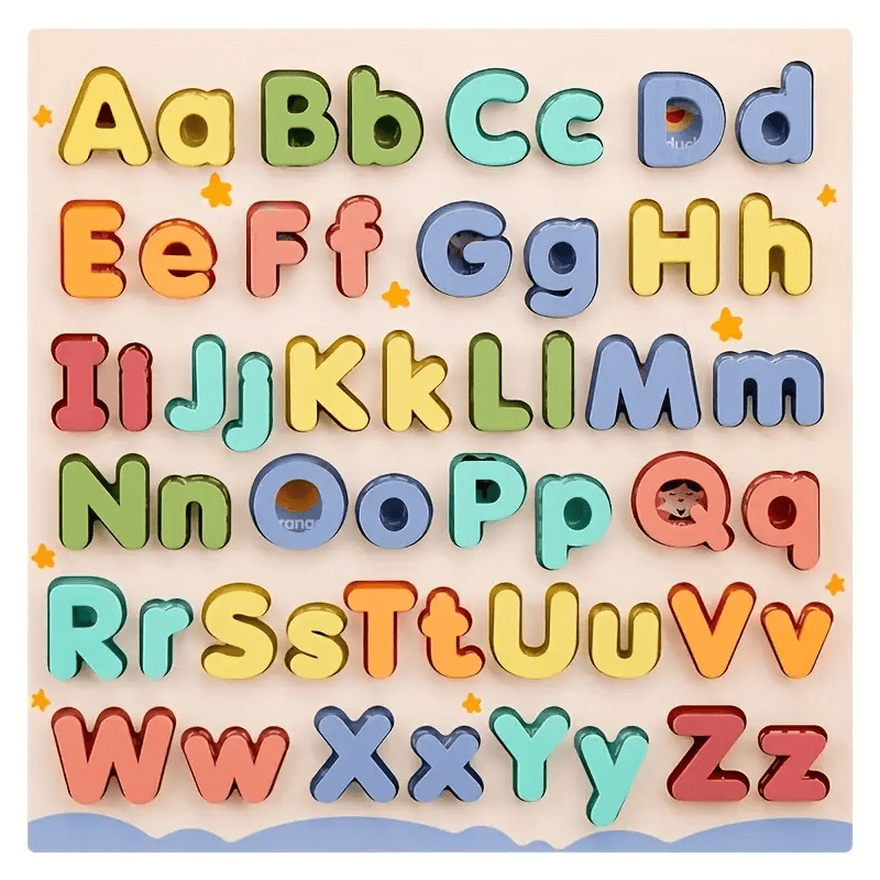 CHILDRENS ALPHABET PUZZLE BOARD 