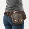 Vintage Style Womens Adjustable Waist Bag Crossbody Purse Floral Pattern
