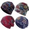 Set of 4 Bohemian-Style Beanie Hats for Women