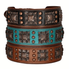 Heavy Duty Stud and Leather Dog Collar for Big Dogs