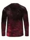 MENS 3D PRINTED GEOMETRIC PATTER WINTER TOP SHIRT