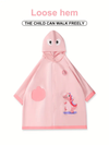 Dinosaur Raincoat for Kids- Lightweight, Waterproof Full-Body Hood & Pockets Dinosaur Rain Jacket