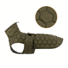Dog thermal jacket with reflective adjustable buckle jacket.