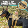 Tactical Dog Harness, Outdoor Training Vest with Explosion-Proof Leash