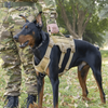 Tactical Dog Harness, Outdoor Training Vest with Explosion-Proof Leash
