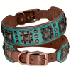 Heavy Duty Stud and Leather Dog Collar for Big Dogs