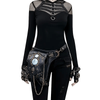 New Cross-Border Steampunk Shoulder Crossbody Chain Trendy Waist Bag