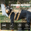 Tactical Dog Harness, Outdoor Training Vest with Explosion-Proof Leash