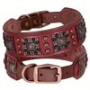 Heavy Duty Stud and Leather Dog Collar for Big Dogs