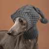 Winter Warmth Knitted Dog Hat Polyester Filled,