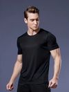 6pcs Sports T-shirt Set, Crew Neck, Short Sleeves, Summer Fabric, Regular Fit, Solid Color