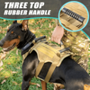 Tactical Dog Harness, Outdoor Training Vest with Explosion-Proof Leash