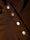 Mens Casual Fashion Set Knitted Jacquard Sweatshirt and Pants Two-Piece Set