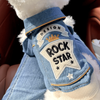 Small Dog Rock Star Jean Jacket Coat