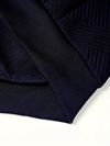 Mens Casual Fashion Set Knitted Jacquard Sweatshirt and Pants Two-Piece Set