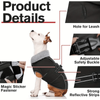 Dog thermal jacket with reflective adjustable buckle jacket