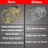 Tactical Dog Harness, Outdoor Training Vest with Explosion-Proof Leash