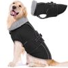 Dog thermal jacket with reflective adjustable buckle jacket