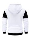 2pcs Mens Autumn Winter Sports Set, Adjustable Waistband, Long Sleeve Hooded Zipper Jacket, Drawstring Pants