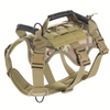 Tactical Dog Harness, Outdoor Training Vest with Explosion-Proof Leash