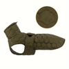 Dog thermal jacket with reflective adjustable buckle jacket.