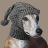 Winter Warmth Knitted Dog Hat Polyester Filled,