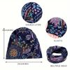 Set of 4 Bohemian-Style Beanie Hats for Women