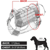 Tactical Dog Harness, Outdoor Training Vest with Explosion-Proof Leash