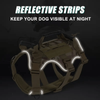 Tactical Dog Harness, Outdoor Training Vest with Explosion-Proof Leash