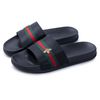 LADIES FLAT STRIPED SLIDES