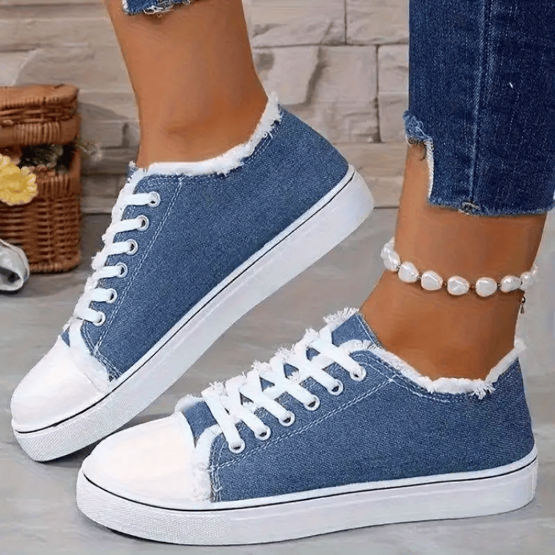 LADIES LOW TOP CASUAL SNEAKERS