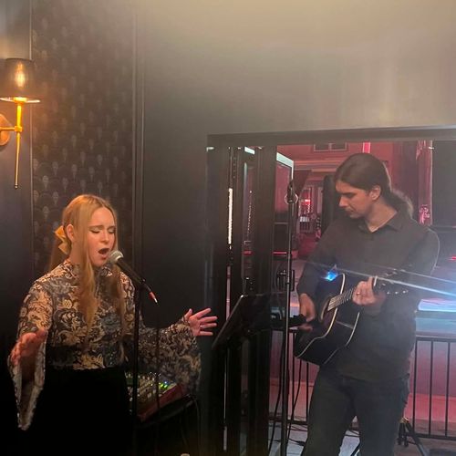 The Vierling Duo performing a private event