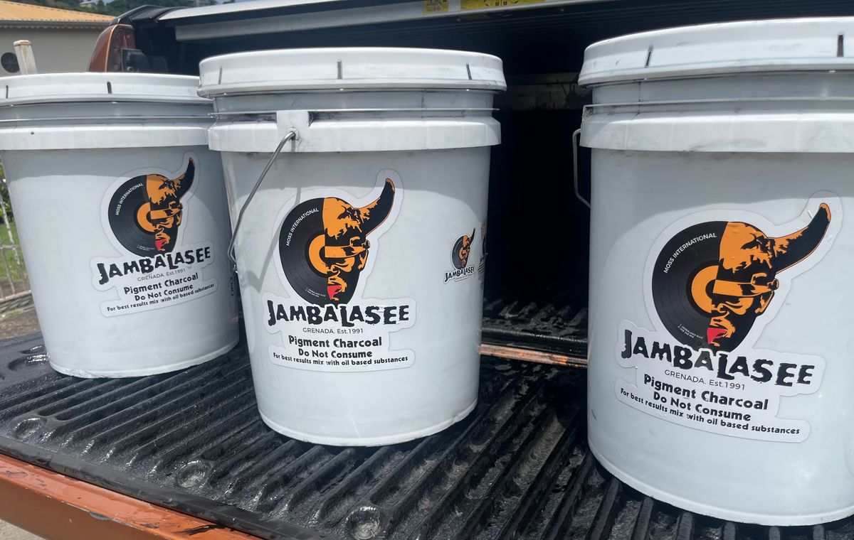 JG 5GL CHARCOAL JABJAB OIL BUCKET