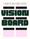 Vision Board 2025 Sheet 