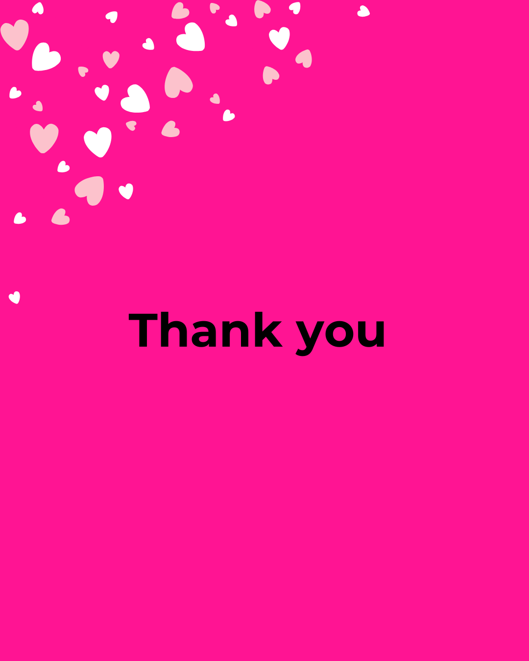 Personal Thank you for support!
