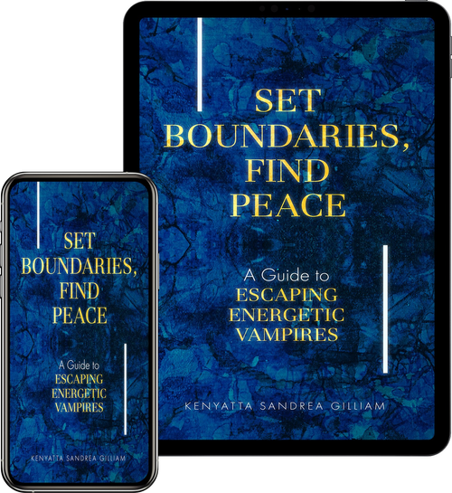 boundary setting book, energetic vampires, personal development, healing guide, protect your peace. 