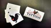 Black Rooster Sticker