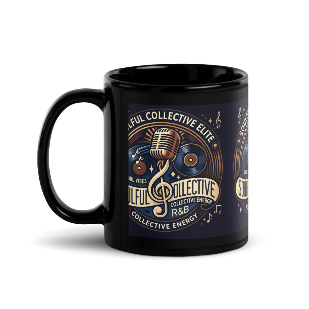 SCE-Black Glossy Mug