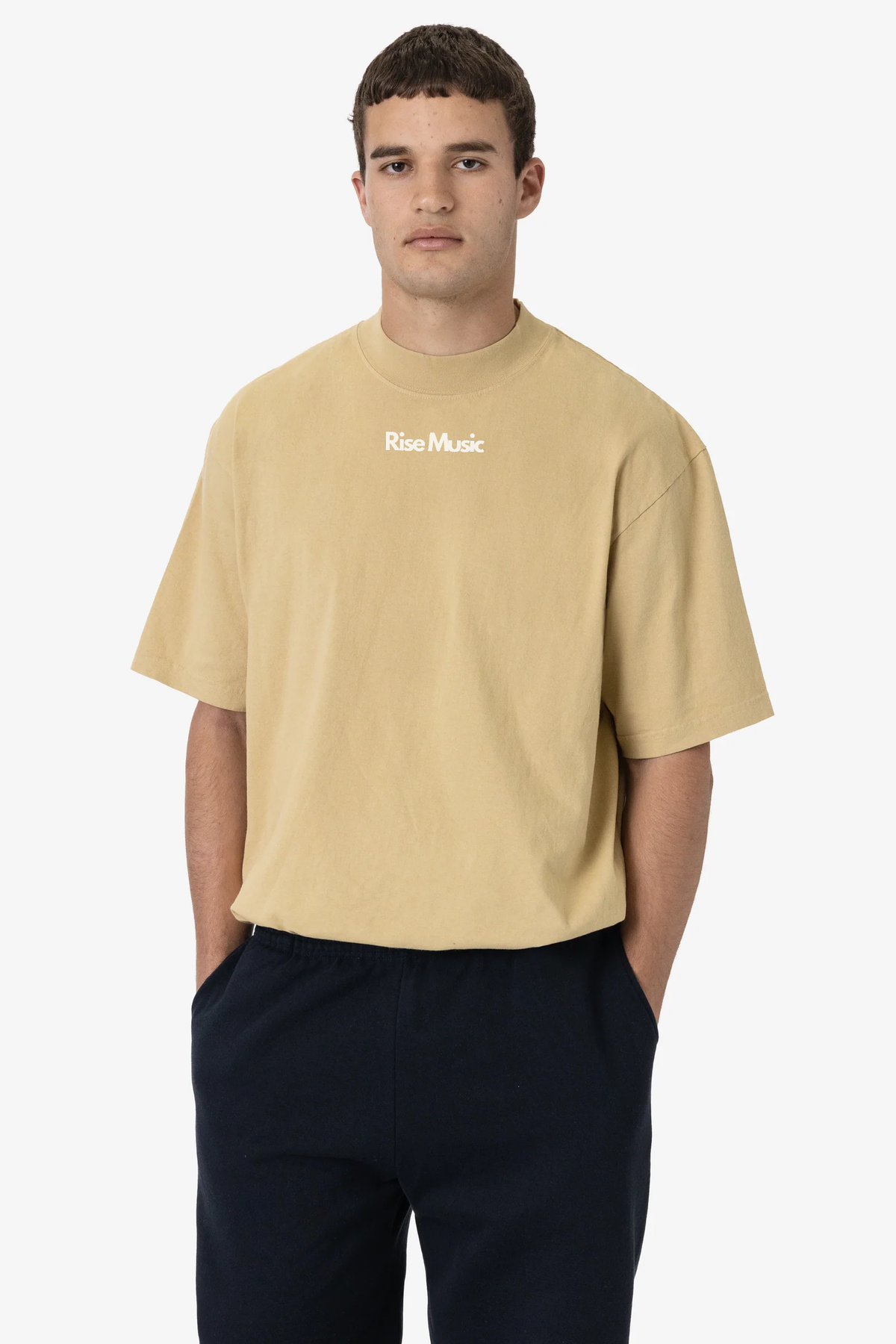 Rise Oatmeal Oversized T-Shirt