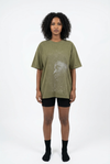 FACE OF A MAESTRO - ASHY GREEN/ BLK - SHORT