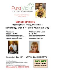 Grand Opening Pura Vido Latin Cuisine in Sedona