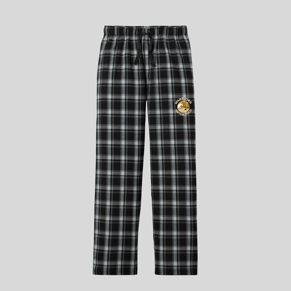 007 - Black Grey Dress Plaid PJ PANTS - Warrior Water Polo