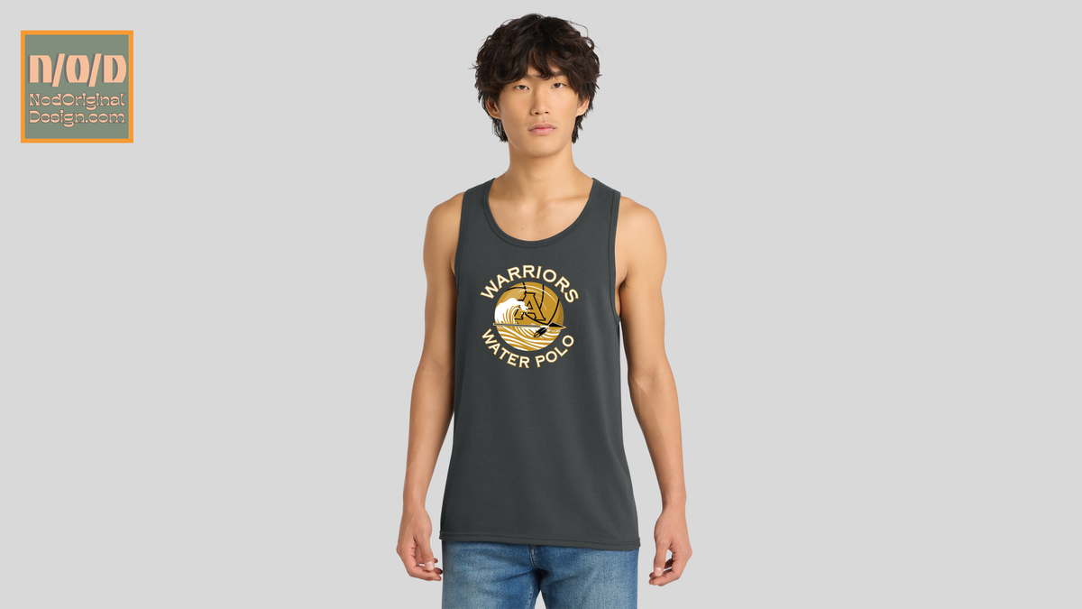 004 - Charcoal Unisex Tank Top - Warriors Water Polo