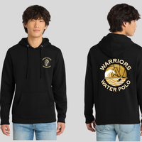 001 - Black Hoodie - Warrior Water Polo