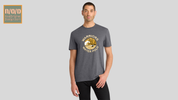 003 - Heathered Charcoal Unisex Blended Tee - Warriors Water Polo
