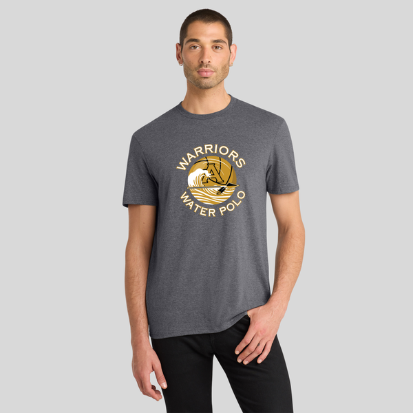 003 - Heathered Charcoal Unisex Blended Tee - Warriors Water Polo