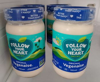 Mayonesa de soya vegana
