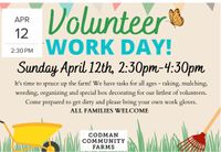 Volunteer Work Day on the Farm