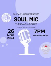 The New England Open Mic Tour - "Soul Mic" Presented By One A Chord Studios